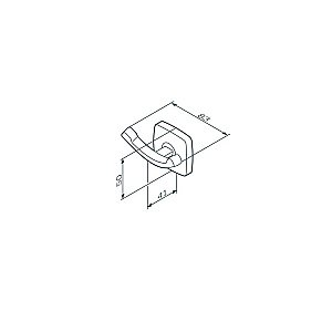 Крючок двойной AM.PM GEM A9035622 купить в интернет-магазине сантехники Sanbest
