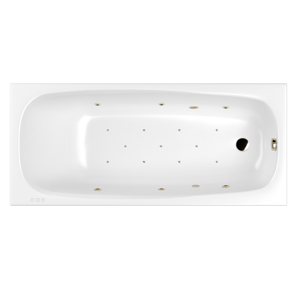 Гидромассажная ванна WhiteCross Layla Slim 170x75 "RELAX" бронза купить в интернет-магазине Sanbest