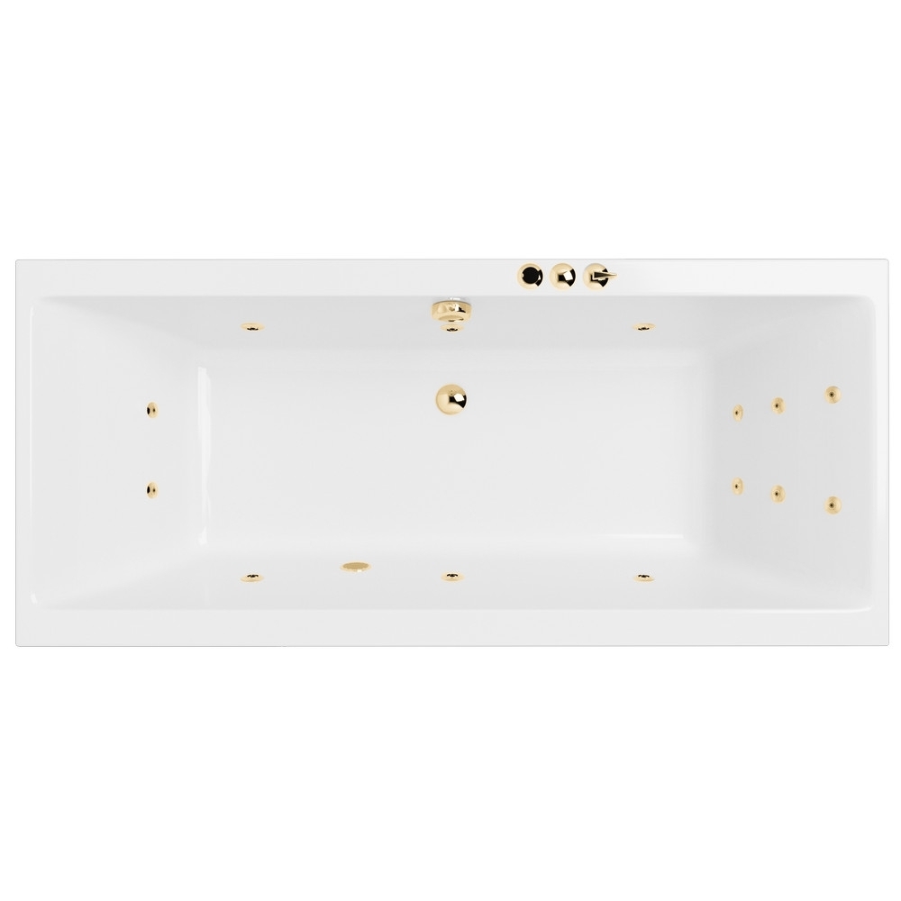 Ванна акриловая EXCELLENT Pryzmat 150x75 SMART золото купить в интернет-магазине Sanbest