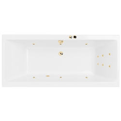 Ванна акриловая EXCELLENT Pryzmat 150x75 LINE золото купить в интернет-магазине Sanbest