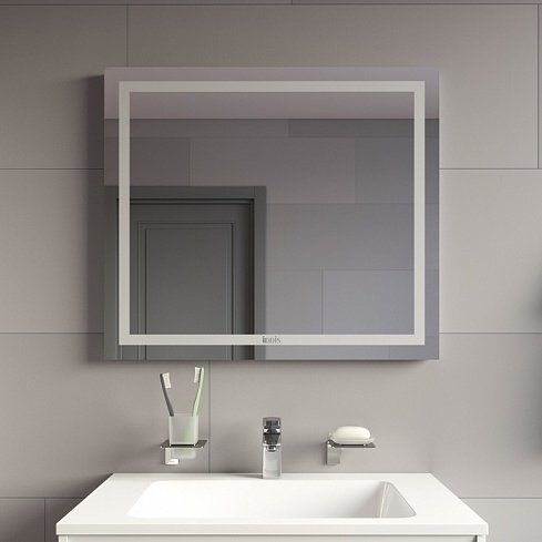 Зеркало Iddis Zodiac 80 ZOD8000i98 белое в ванную от интернет-магазине сантехники Sanbest