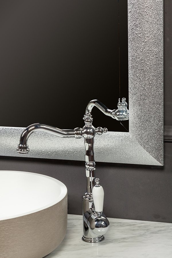 Зеркало Boheme Wind 75 Серебро в ванную от интернет-магазине сантехники Sanbest