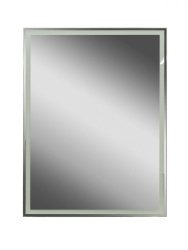 Зеркальный шкаф с подсветкой Art&Max TECHNO AM-Tec-600-800-1D-DS-F-Nero в ванную от интернет-магазине сантехники Sanbest