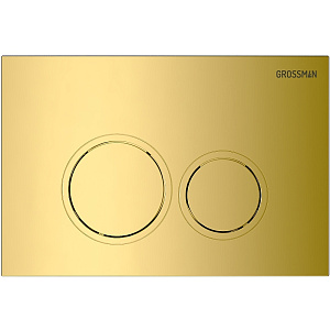 Кнопка для инсталляции Grossman Galaxy 700.K31.01.300.300 золото глянцевое купить в интернет-магазине сантехники Sanbest