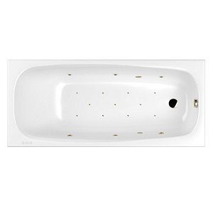 Ванна с гидромассажем WhiteCross LAYLA RELAX 170x75 белая/бронза купить в интернет-магазине Sanbest