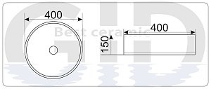 Раковина GID 9011 купить в интернет-магазине Sanbest