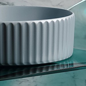 Раковина Ceramica Nova Element CN6057MHL серо-голубая матовая купить в интернет-магазине Sanbest