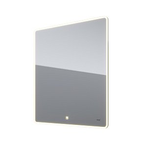 Зеркало c LED-подсветкой Dreja POINT 70x80 белый в ванную от интернет-магазине сантехники Sanbest