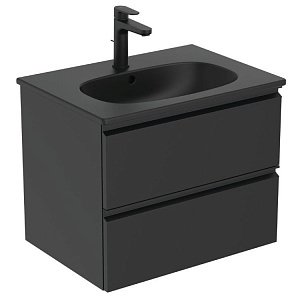 Тумба с раковиной Ideal Standard TESI 60 черная для ванной в интернет-магазине Sanbest