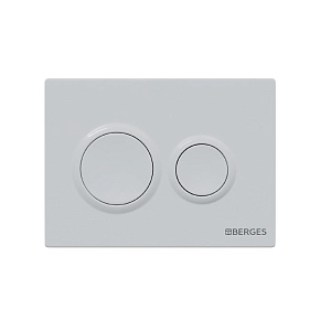 Кнопка для инсталляции BERGES NOVUM 040061 O1 белая купить в интернет-магазине сантехники Sanbest