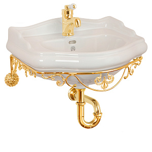 Консоль с раковиной Migliore Bella ML.BLL-24.155.DO золото для ванной в интернет-магазине сантехники Sanbest