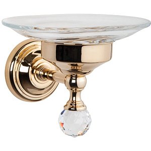 Мыльница Tiffany World Crystal 1TWCR106oro-new sw new золото/Swarovski купить в интернет-магазине сантехники Sanbest
