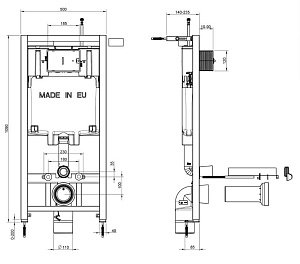 Унитаз подвесной Jacob Delafon STRUKTURA E21750RU-00 купить в интернет-магазине Sanbest
