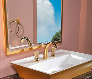 Зеркало Armadi Art Monaco капучино с золотом 70 в ванную от интернет-магазине сантехники Sanbest