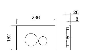 Унитаз подвесной Ceramica Nova Metropol CN4002_1001CH_1000 безободковый, с крышкой микролифт, с инсталляцией и кнопкой хром купить в интернет-магазине Sanbest
