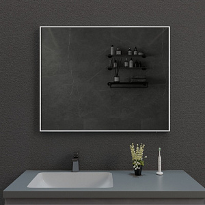 Зеркало ESBANO ES-3803KD 100 хром в ванную от интернет-магазине сантехники Sanbest
