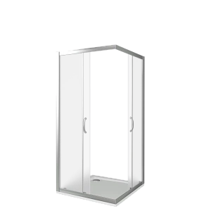 Душевой уголок Good Door INFINITY CR-120-80-G-CH стекло матовое/профиль хром купить в интернет-магазине Sanbest