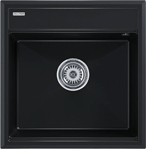 Кухонная мойка Paulmark Stepia-500 PM115051-BL черная купить в интернет-магазине сантехники Sanbest