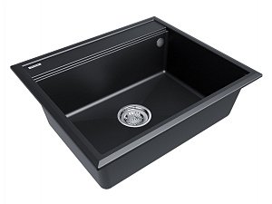 Кухонная мойка Paulmark STEPIA-590 PM115951-BLM 590х510 черный металик купить в интернет-магазине сантехники Sanbest