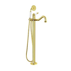 Смеситель для ванны напольный Migliore Oxford ML.OXF-6360 золото купить в интернет-магазине сантехники Sanbest