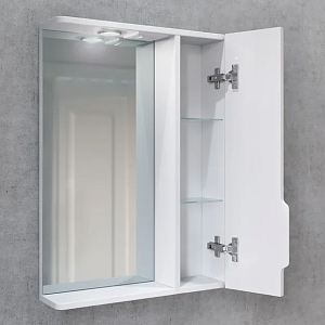 Зеркало со шкафом Jorno Moduo Mod.03.60/W 60x70 в ванную от интернет-магазине сантехники Sanbest