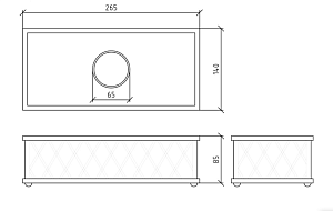 Салфетница Boheme Crystal 10232 купить в интернет-магазине сантехники Sanbest