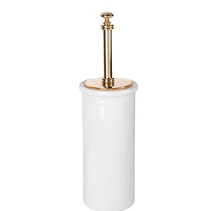 Ершик для туалета Tiffany World Harmony TWHA120oro золото/белый купить в интернет-магазине сантехники Sanbest