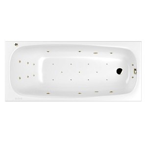 Ванна с гидромассажем WhiteCross LAYLA ULTRA 180x80 белая/бронза купить в интернет-магазине Sanbest