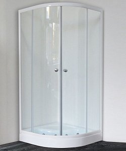 Душевой уголок Royal Bath RB100HK-T 100х100 прозрачный купить в интернет-магазине Sanbest