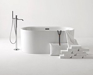 Акриловая ванна Kerasan Nolita 5350 Белая купить в интернет-магазине Sanbest