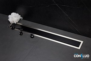 Душевой трап Pestan Confluo Premium Line Black Glass 950 купить в интернет-магазине Sanbest