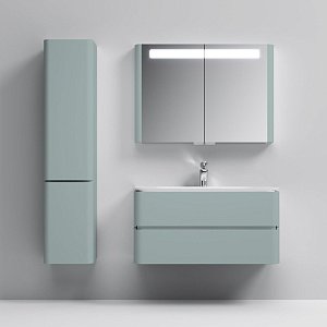 Зеркальный шкаф AM.PM Sensation 100 зеленый в ванную от интернет-магазине сантехники Sanbest