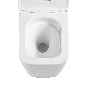 Унитаз Vincea Q-Line VT1-12T безободковый, смыв торнадо, с крышкой микролифт, белый купить в интернет-магазине Sanbest