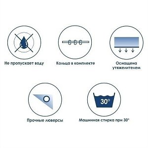 Шторка для ванны WasserKRAFT Vils SC-10201 купить в интернет-магазине сантехники Sanbest