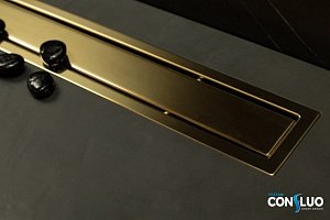 Душевой трап Pestan Confluo Premium Line Gold 950 купить в интернет-магазине Sanbest