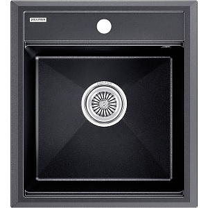 Кухонная мойка Paulmark Stepia-460 PM114651-BLM черный металлик купить в интернет-магазине сантехники Sanbest