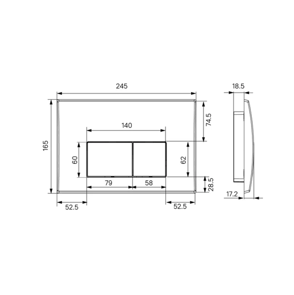 Инсталляция для унитаза Iddis Optima Home OPH0MBCi32K черная клавиша купить в интернет-магазине сантехники Sanbest