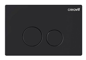Кнопка для инсталляции Creavit TERRA GP9002.01 черная матовая купить в интернет-магазине сантехники Sanbest