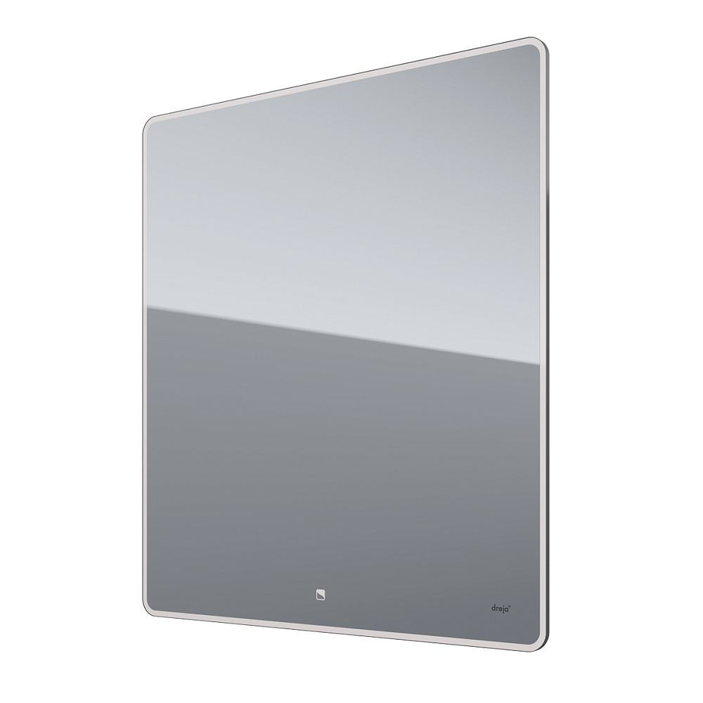 Зеркало c LED-подсветкой Dreja POINT 80x90 белый в ванную от интернет-магазине сантехники Sanbest
