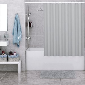 Текстильная шторка для ванны WasserKRAFT Oder SC-30503 купить в интернет-магазине сантехники Sanbest
