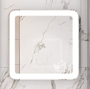 Зеркало с подсветкой ART&MAX LATINA 60x60 в ванную от интернет-магазине сантехники Sanbest