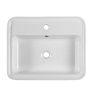 Раковина накладная Belbagno 52 BB1367 белая купить в интернет-магазине Sanbest