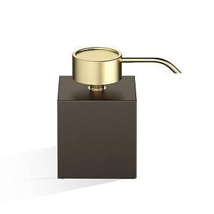 Дозатор для мыла Decor Walther DW 476 темная бронза, золото матовое купить в интернет-магазине сантехники Sanbest