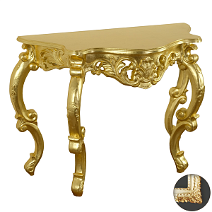 Столик-консоль Migliore Retro 30706 кремовый/золото купить в интернет-магазине сантехники Sanbest