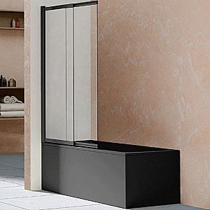 Шторка на ванну Vincea VSB-1E100CLB 100x145 купить в интернет-магазине Sanbest