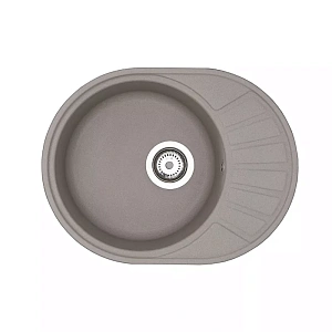 Кухонная мойка Акватон Чезана 56.8 серый шелк купить в интернет-магазине сантехники Sanbest