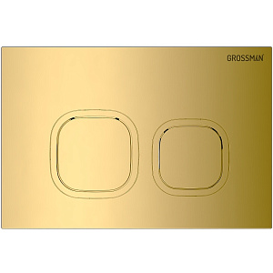 Кнопка для инсталляции Grossman Cosmo 700.K31.02.300.300 золото глянцевое купить в интернет-магазине сантехники Sanbest