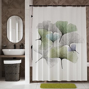 Текстильная шторка для ванны WasserKRAFT Rhein SC-62102 купить в интернет-магазине сантехники Sanbest