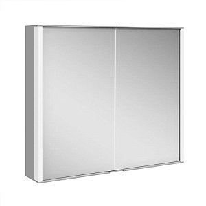Зеркальный шкаф KEUCO Royal Match 12803171301 100 серебро/белое стекло в ванную от интернет-магазине сантехники Sanbest