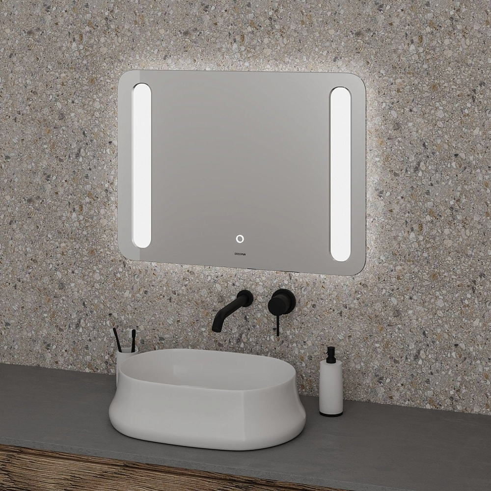 Зеркало GROSSMAN Lara 138080 80x80 в ванную от интернет-магазине сантехники Sanbest